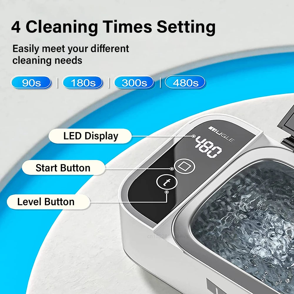 Ultrasonic Cleaner – Multi-Purpose 500ml Ultrasound Washing Machine