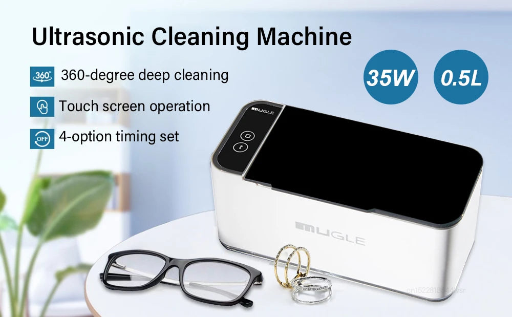 Ultrasonic Cleaner – Multi-Purpose 500ml Ultrasound Washing Machine